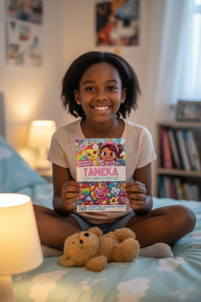 Tameka personal coloring pages