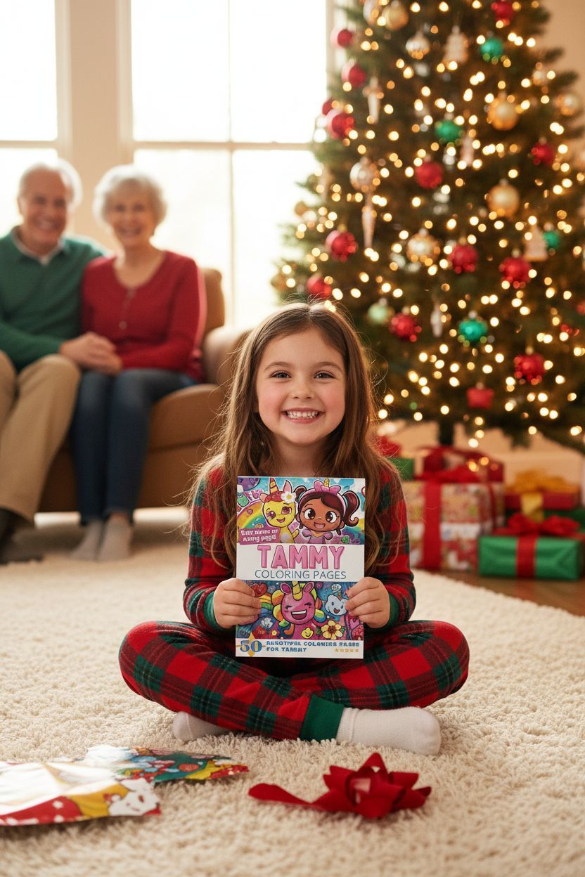 Tammy Christmas coloring pages gift