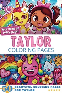 Taylor Coloring Book Cover