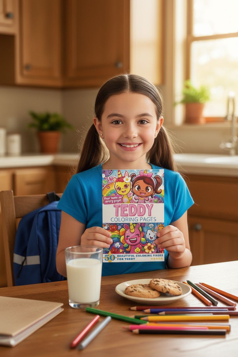 Teddy personal coloring pages