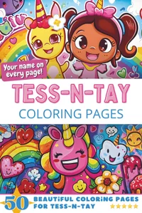 Tess-N-Tay Coloring Book Cover