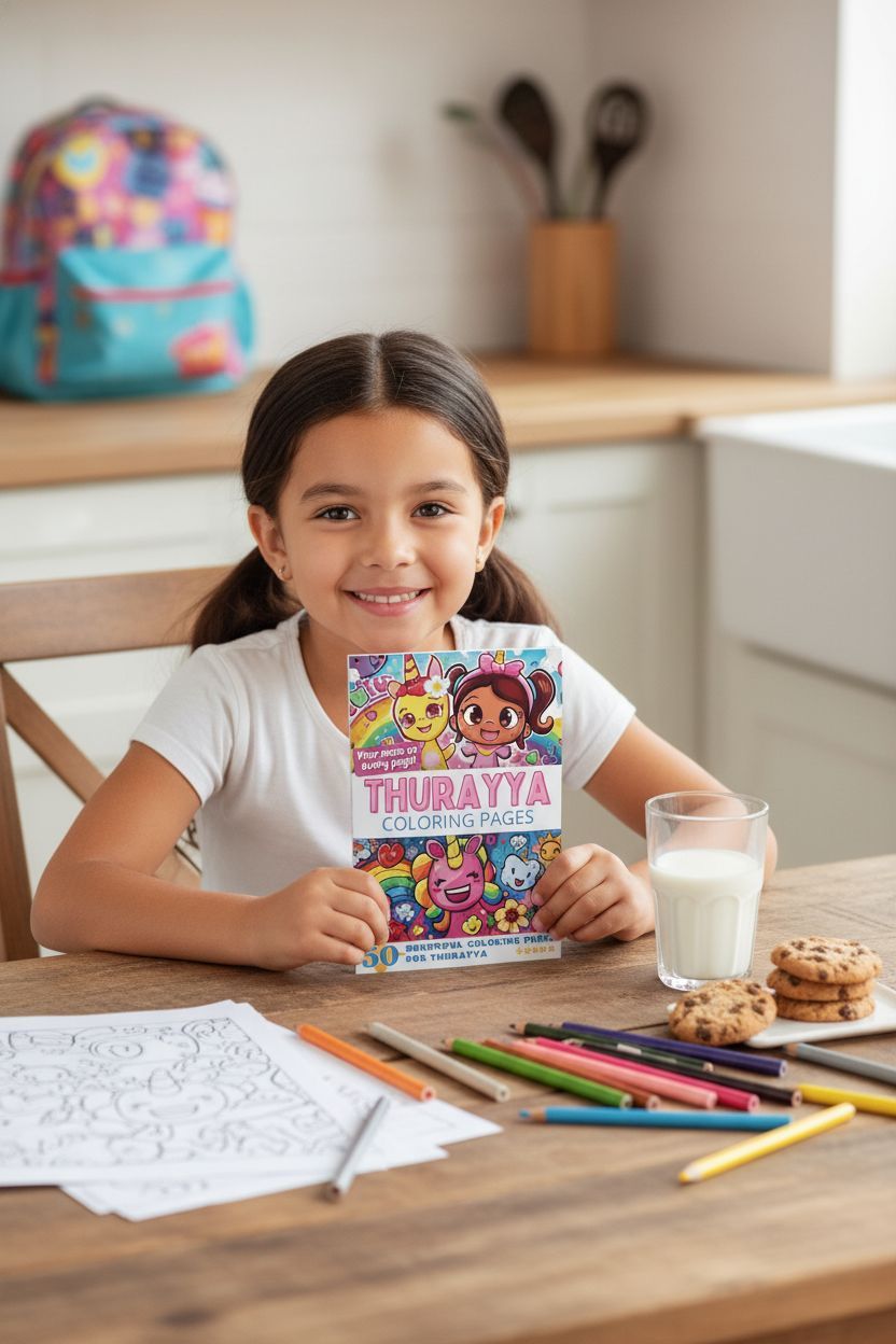 Thurayya personal coloring pages