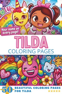 Tilda Coloring Book Cover