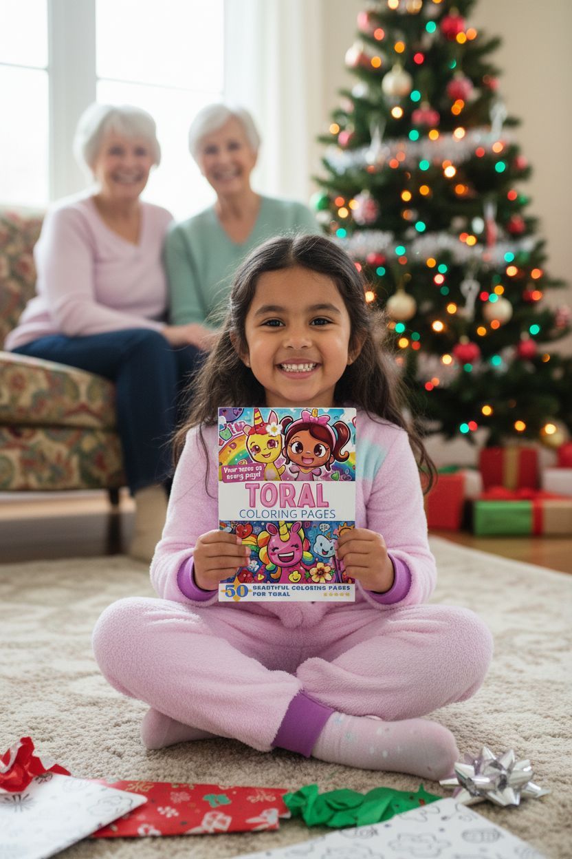 Toral Christmas coloring pages gift