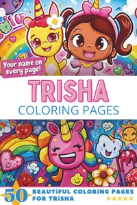 Trisha Coloring Book Cover