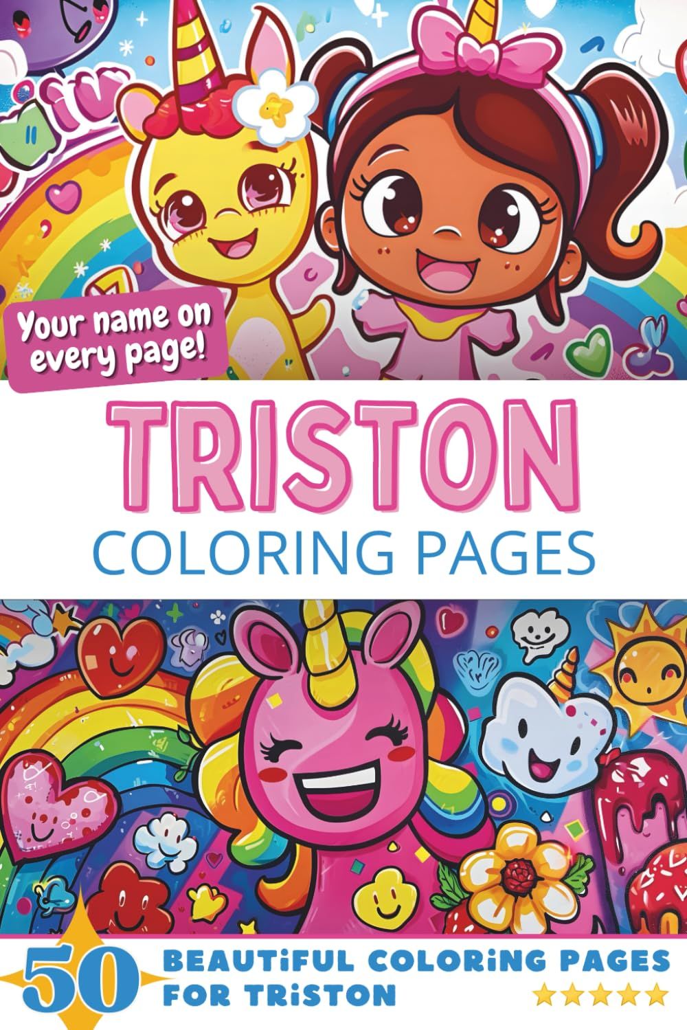 Triston Coloring Book Cover