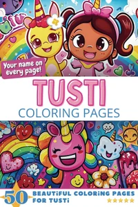 Tusti Coloring Book Cover