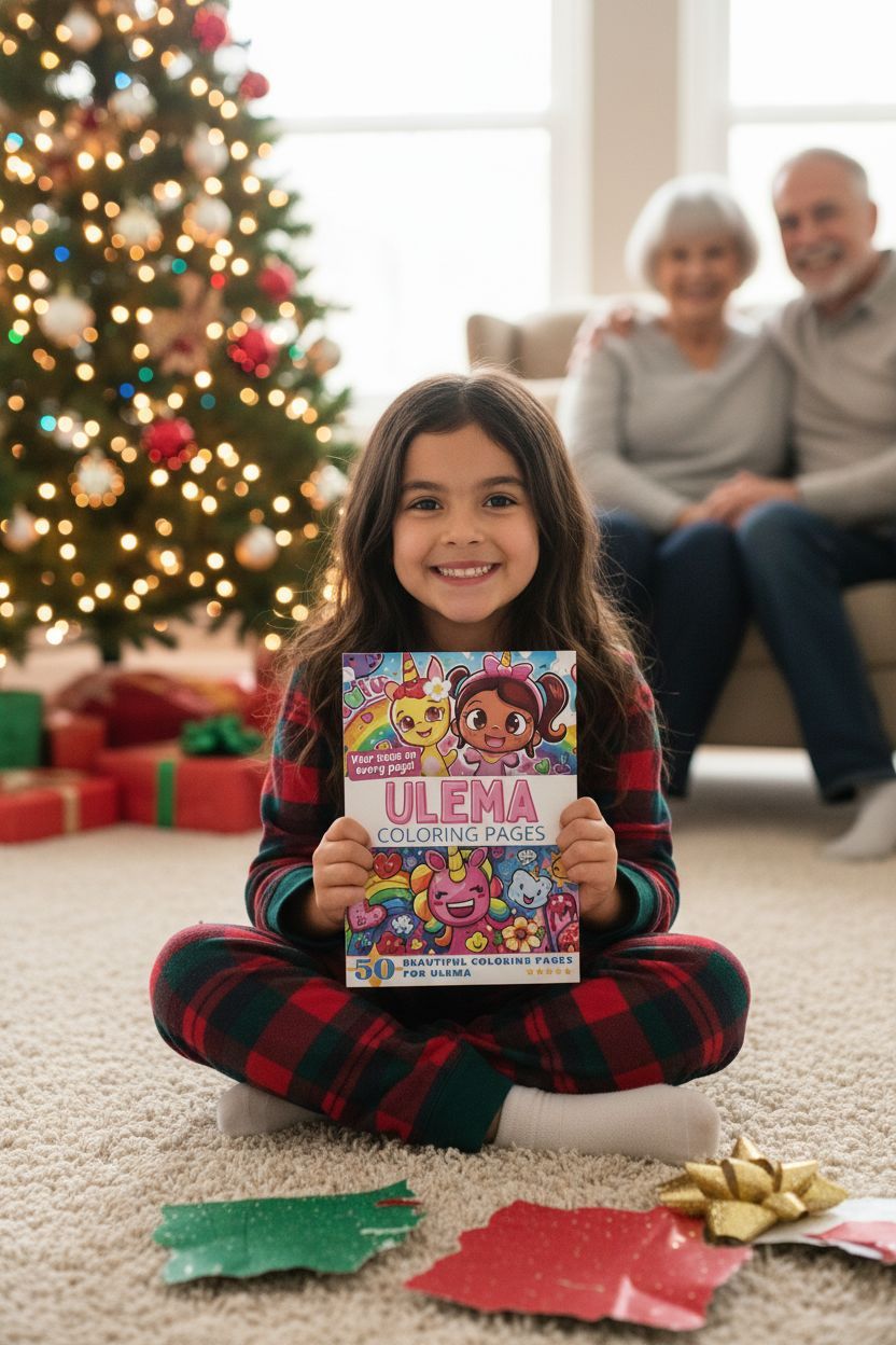 Ulema Christmas coloring pages gift