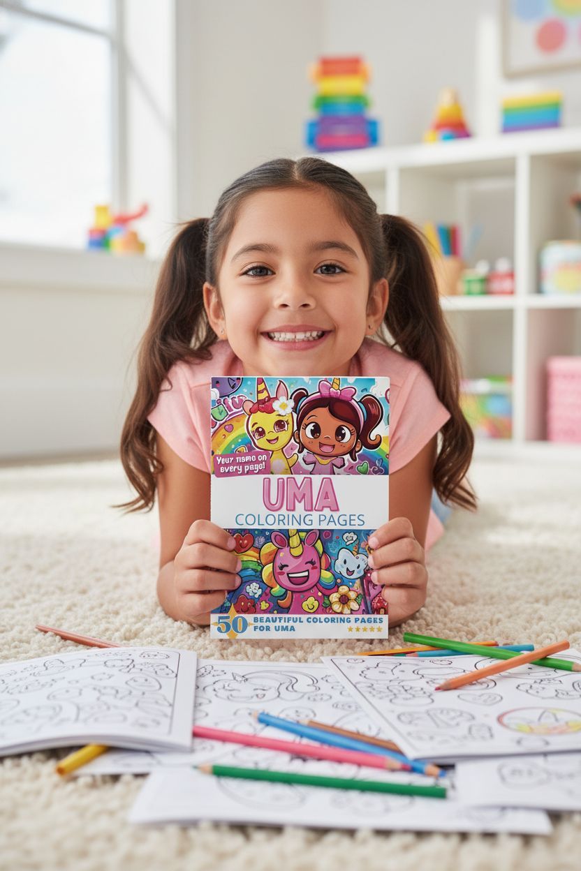 Uma personal coloring pages