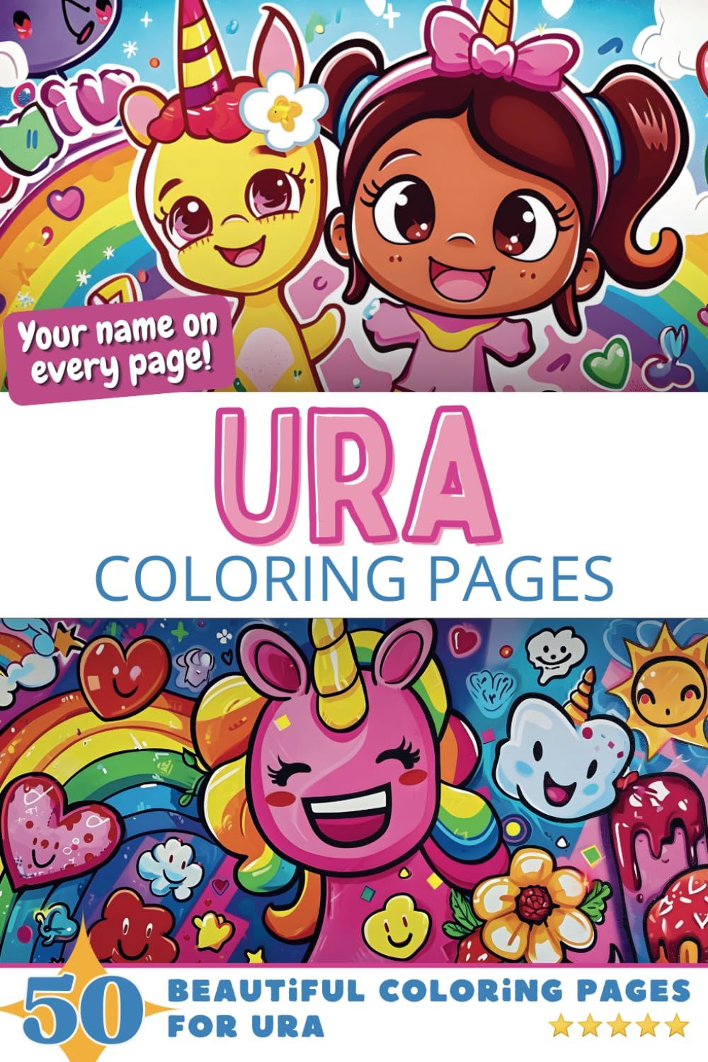 Ura Coloring Book Cover
