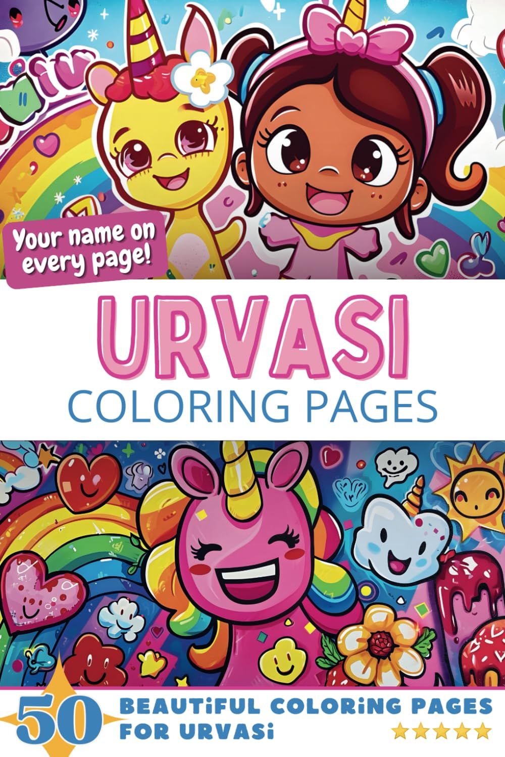 Urvasi Coloring Book Cover