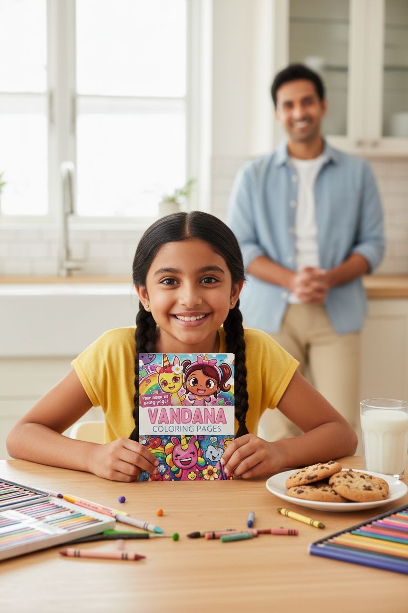 Vandana personal coloring pages