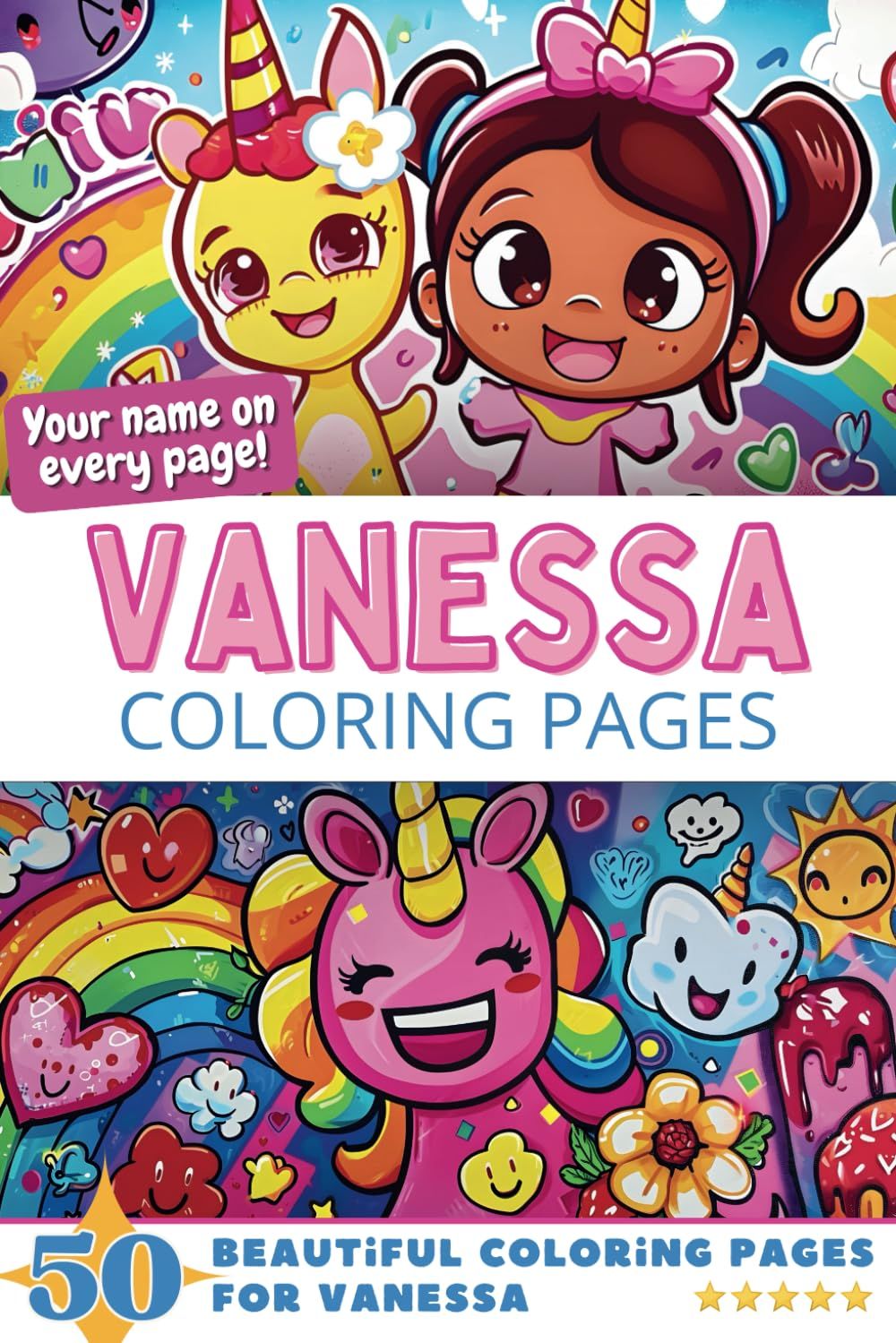 Vanessa Coloring Pages Cover