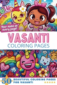 Vasanti Coloring Book Cover