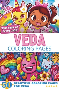 Veda Coloring Book Cover