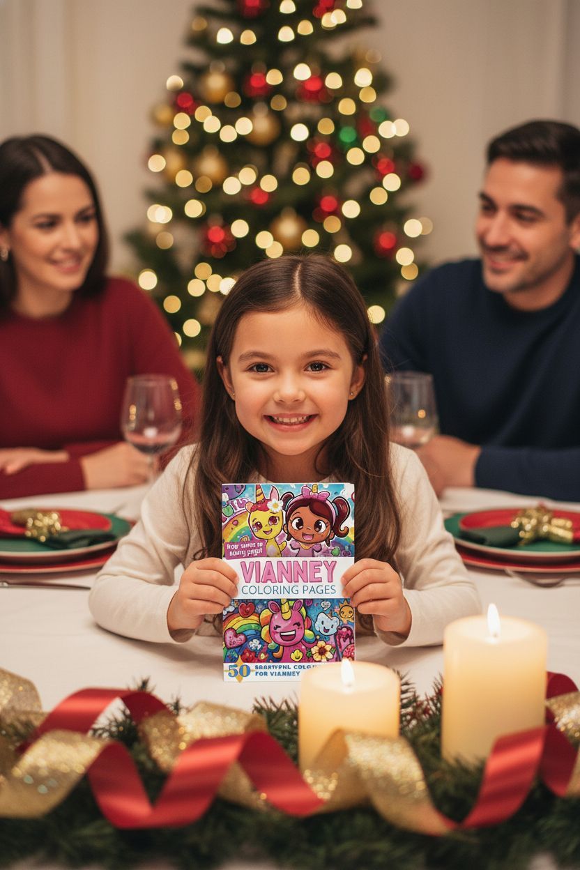 Vianney Christmas coloring pages gift