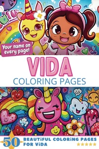 Vida Coloring Book Cover