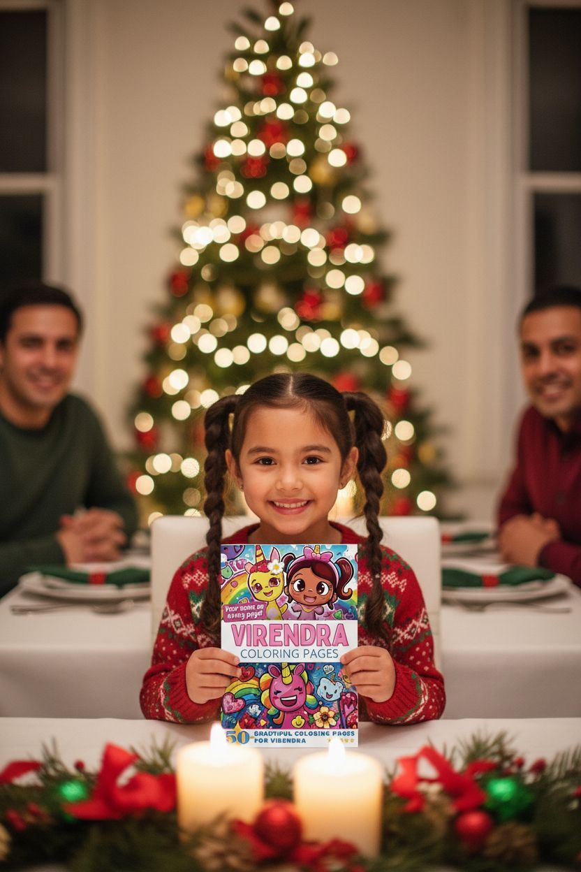 Virendra Christmas coloring pages gift