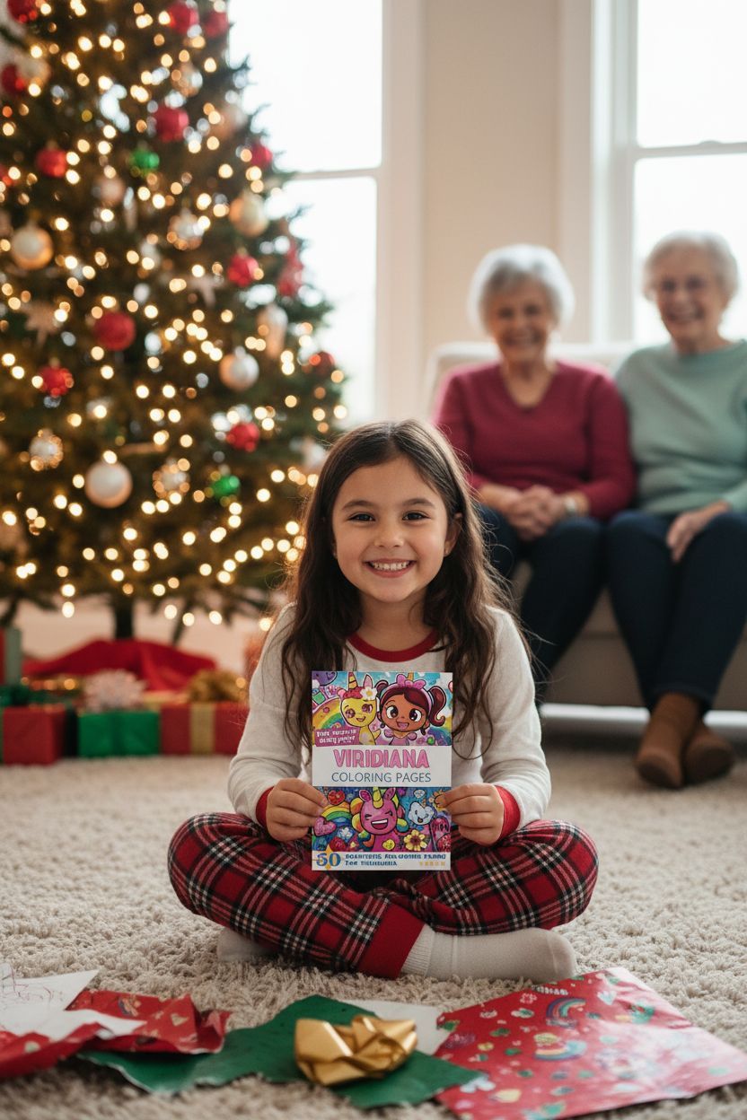 Viridiana Christmas coloring pages gift