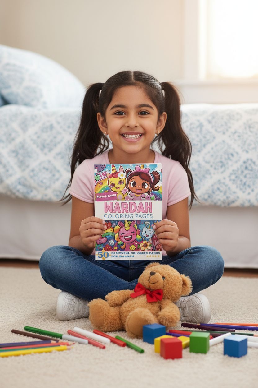 Wardah personal coloring pages