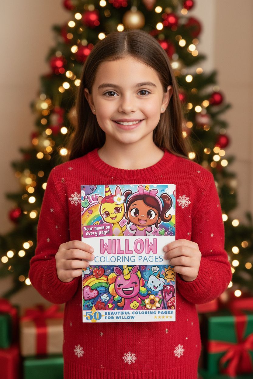 Willow Christmas coloring pages gift
