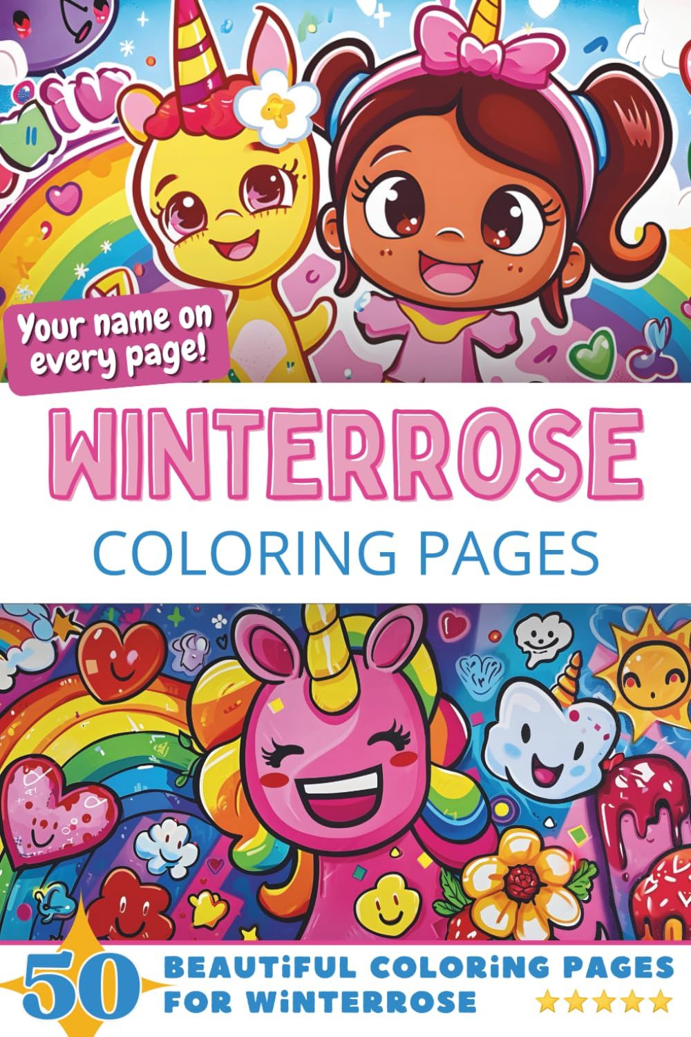 Winterrose Coloring Pages Cover