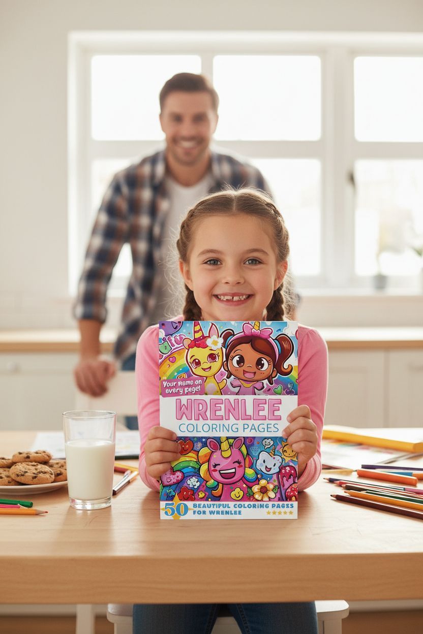 Wrenlee personal coloring pages