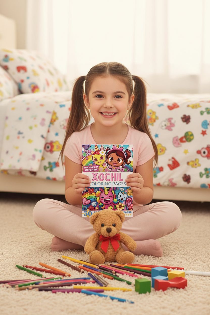 Xochil personal coloring pages