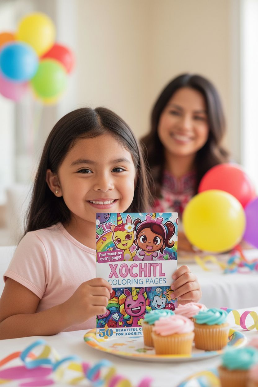 Xochitl coloring book in use