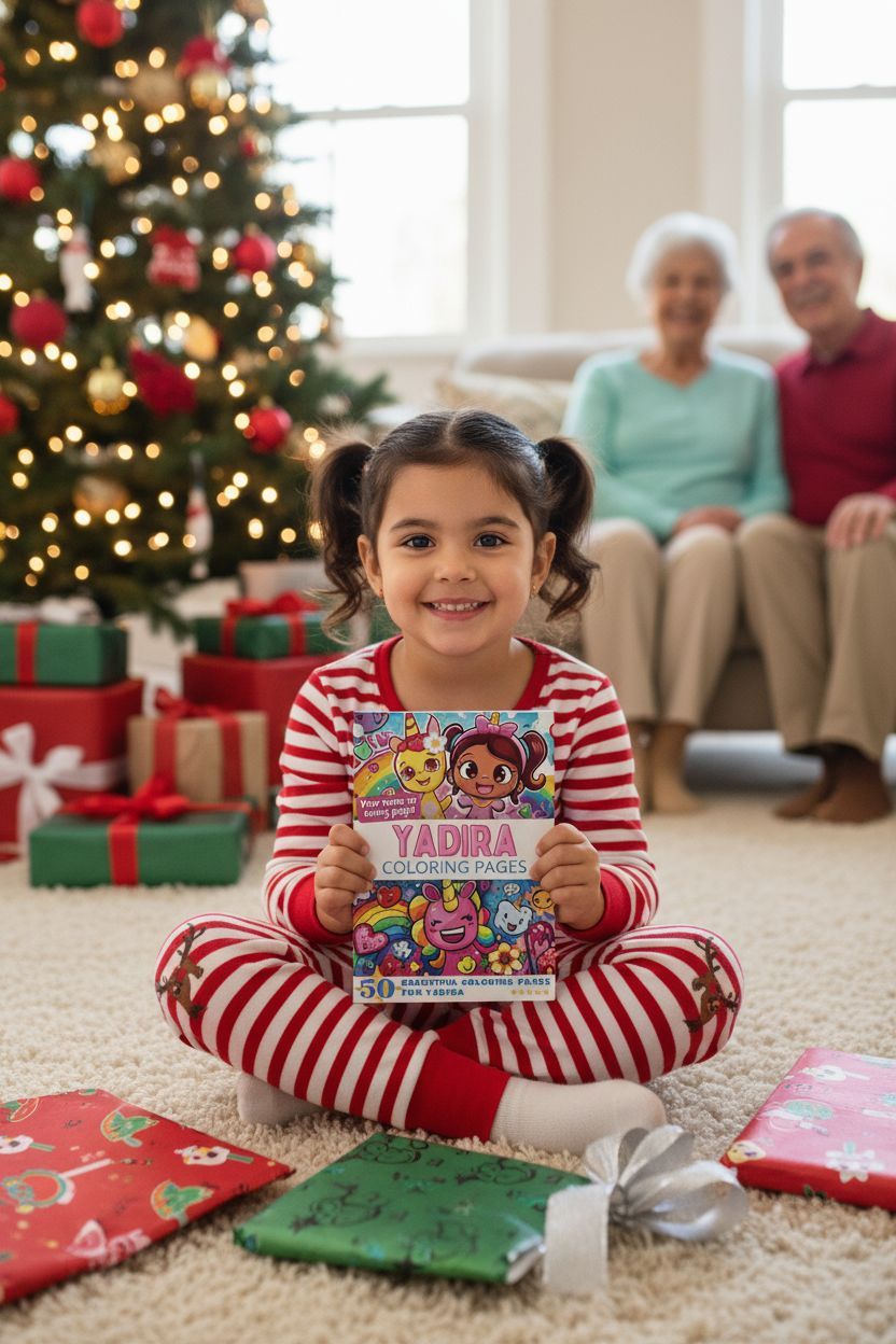 Yadira Christmas coloring pages gift