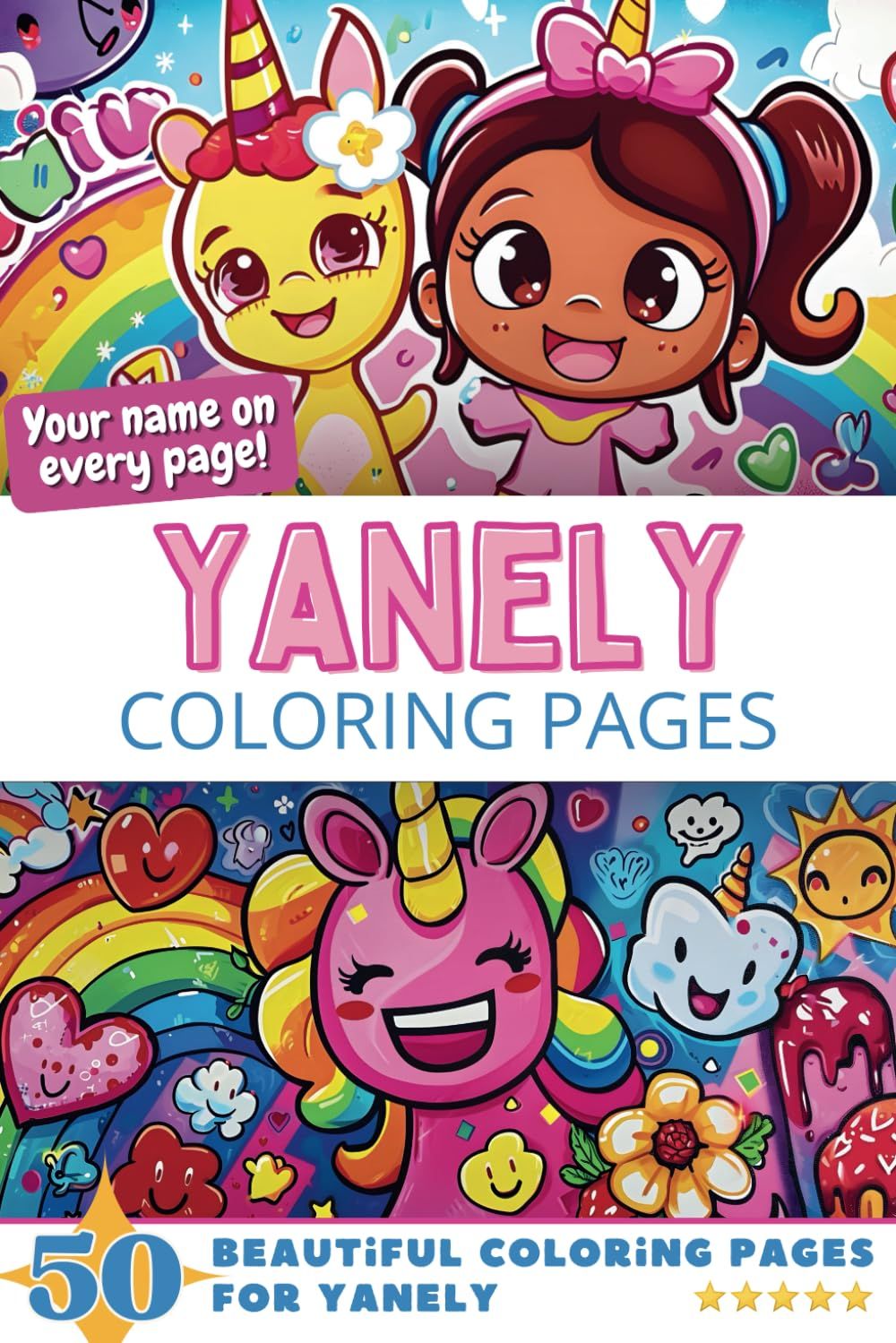 Yanely Coloring Book Cover