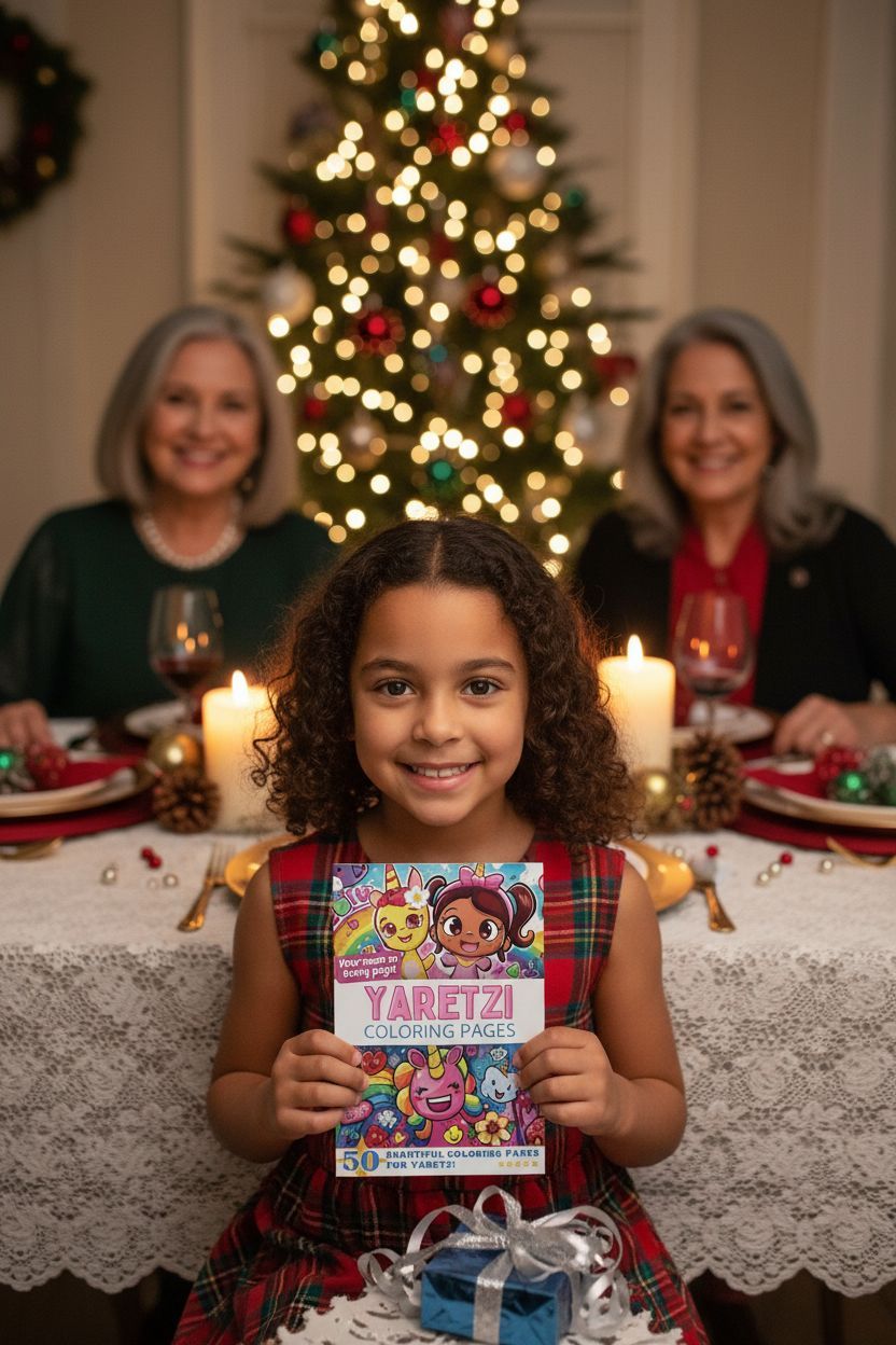 Yaretzi Christmas coloring pages gift