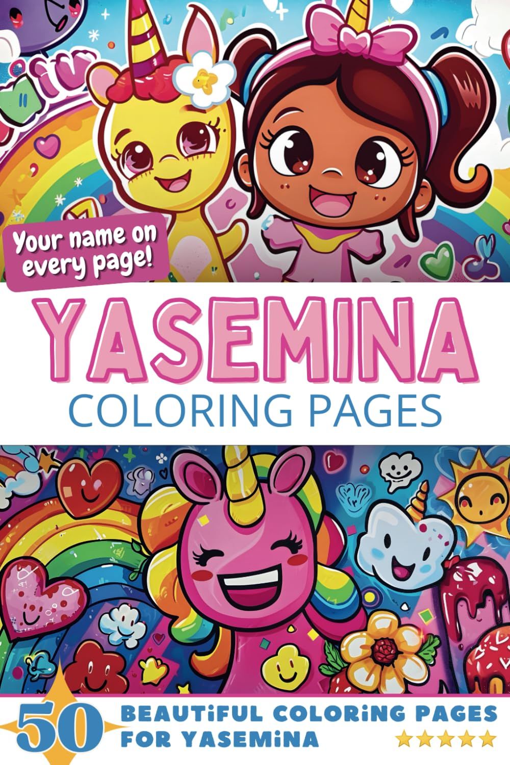 Yasemina Coloring Book Cover