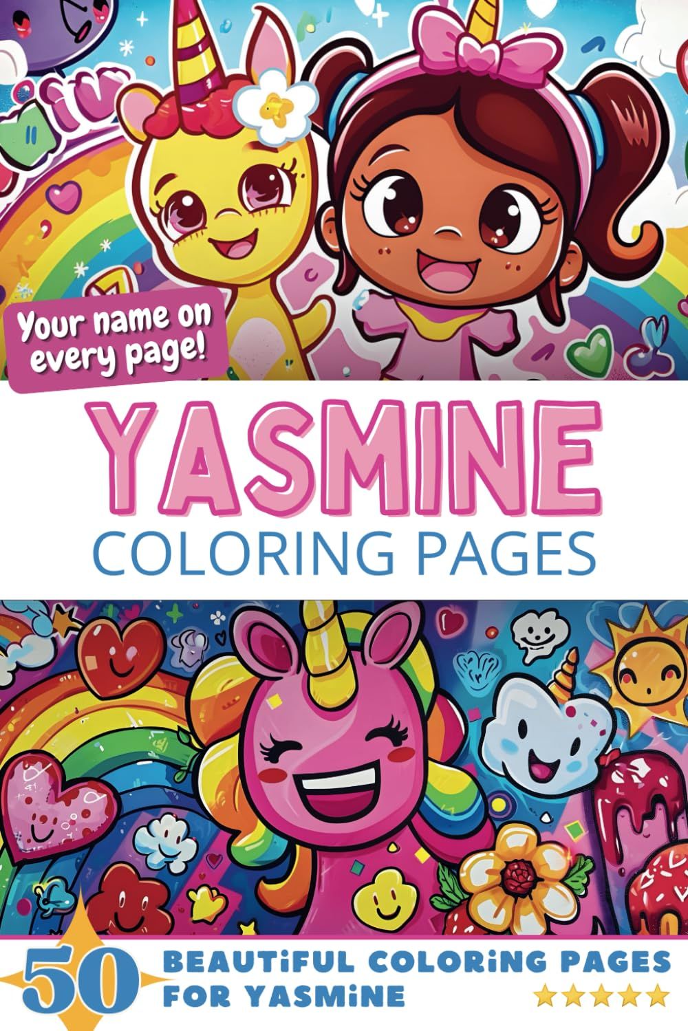 Yasmine Coloring Book Cover