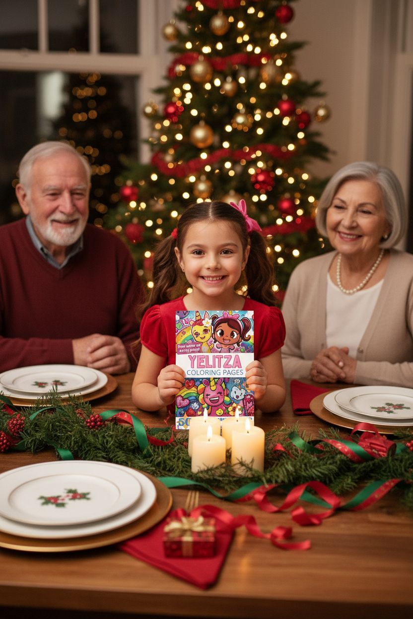Yelitza Christmas coloring pages gift