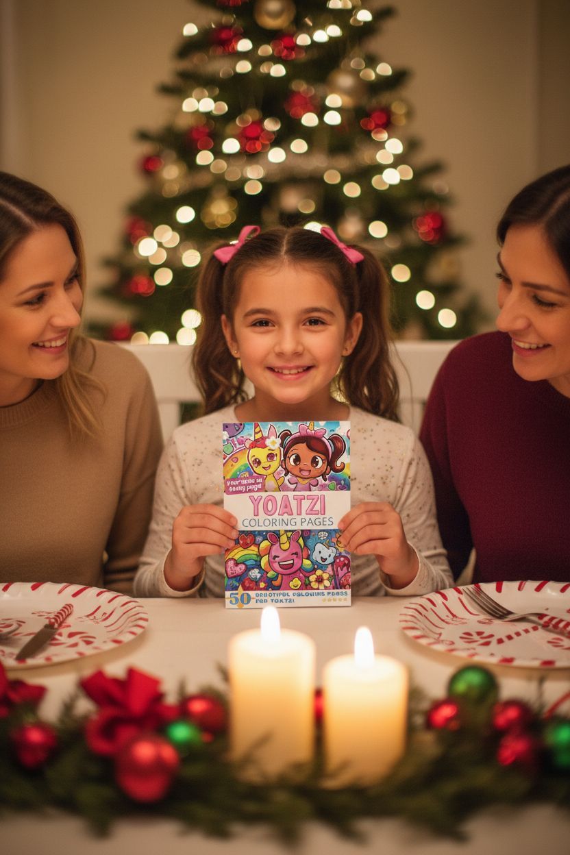 Yoatzi Christmas coloring pages gift