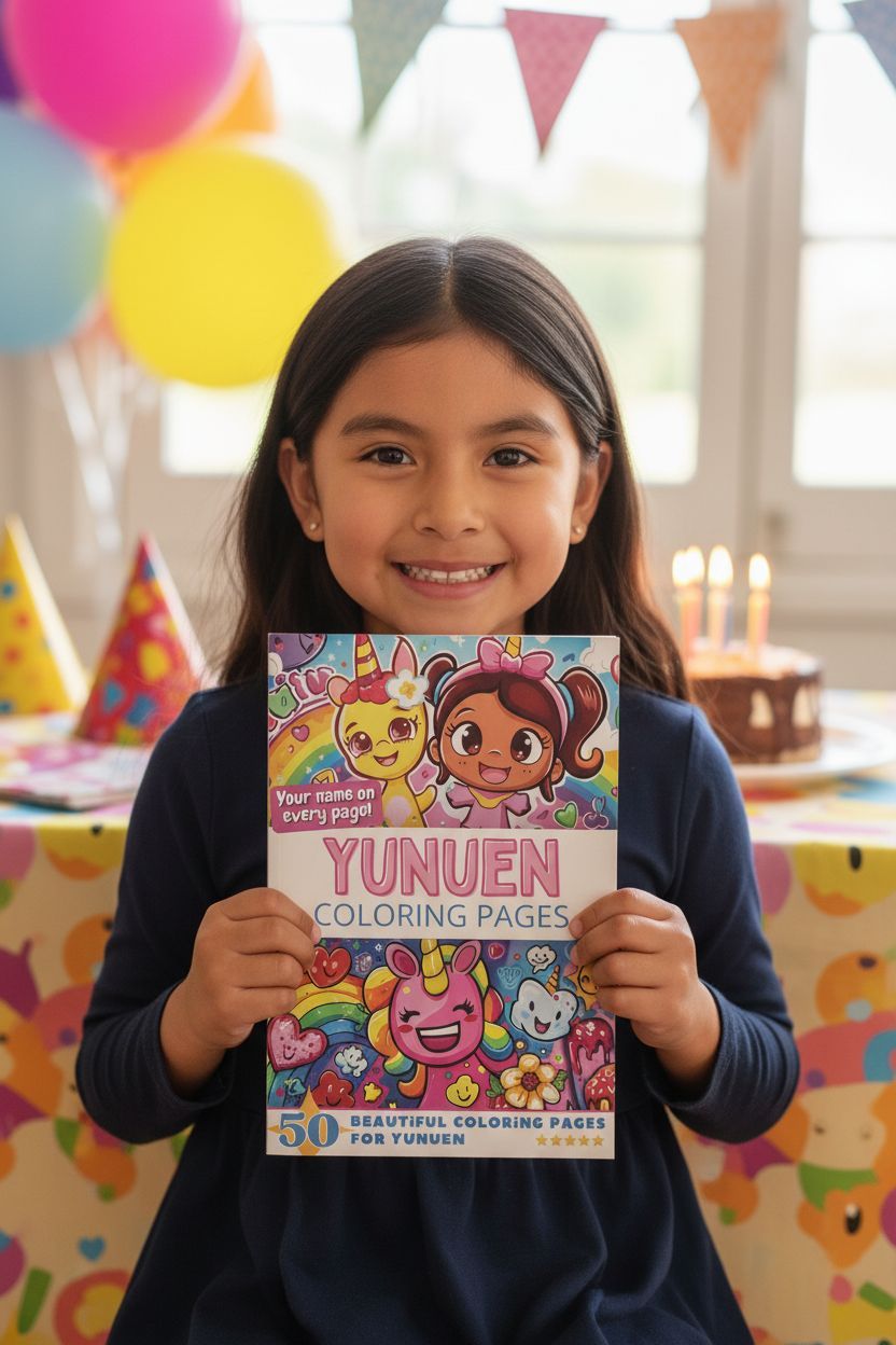 Yunuen coloring book in use