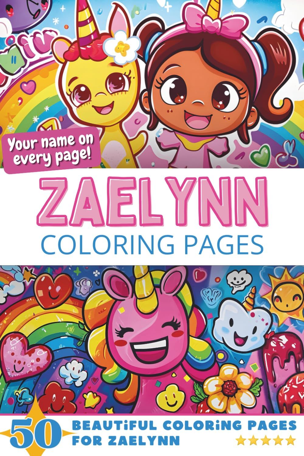 Zaelynn Coloring Pages Cover