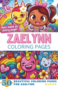 Zaelynn Coloring Book Cover