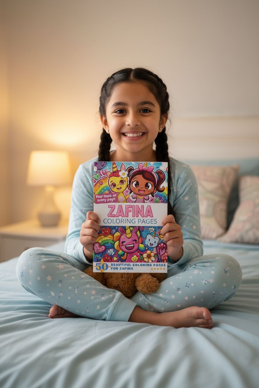 Zafina personal coloring pages