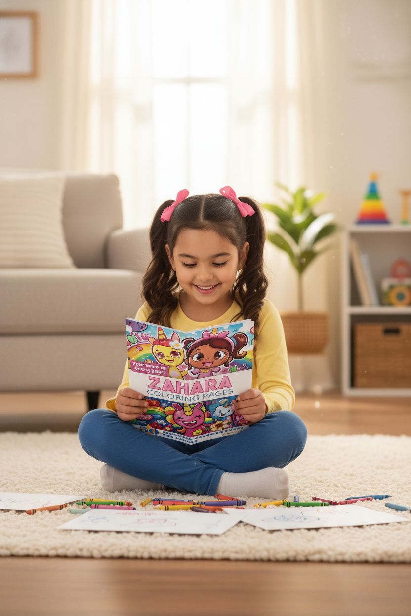 Zahara personal coloring pages