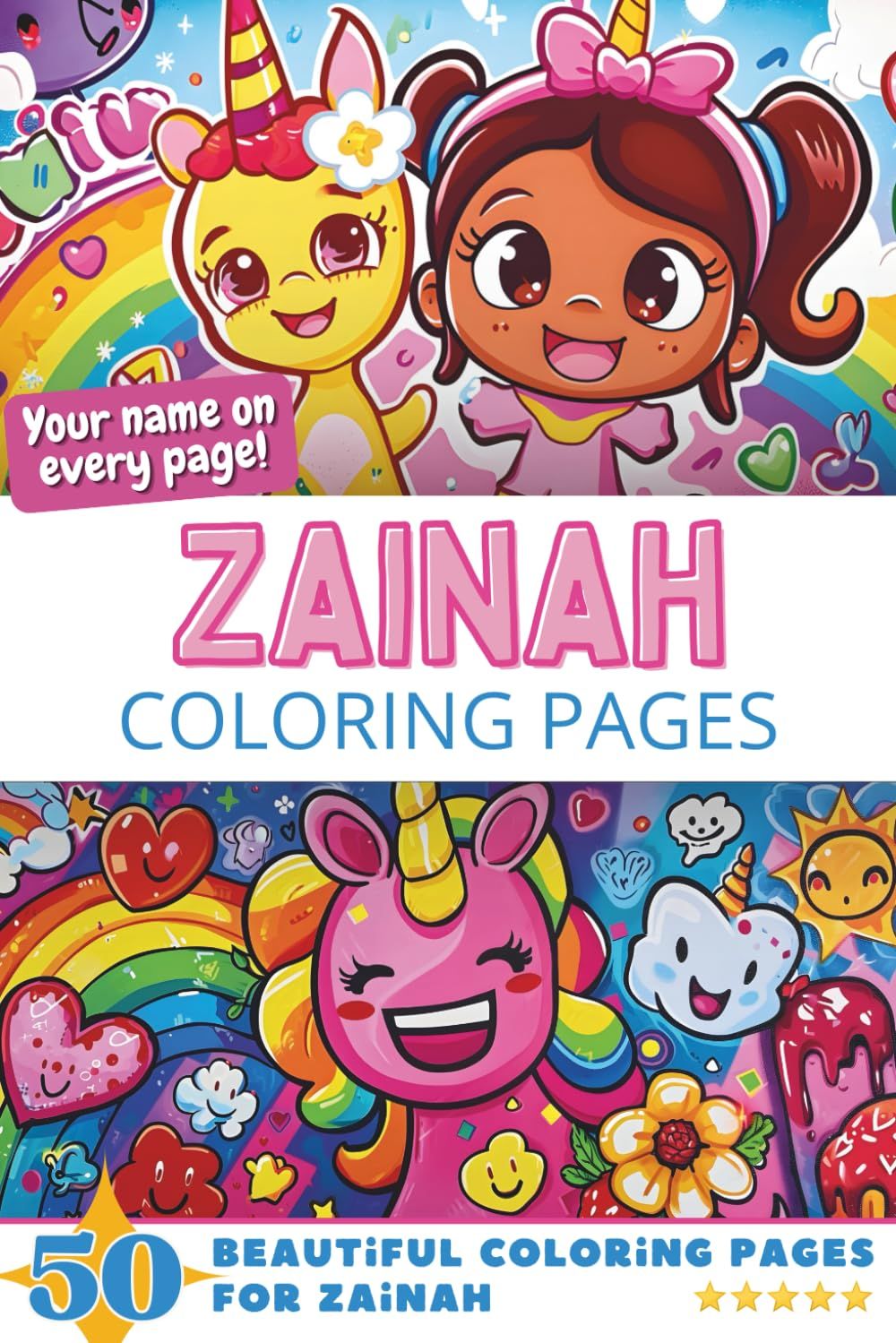 Zainah Coloring Book Cover