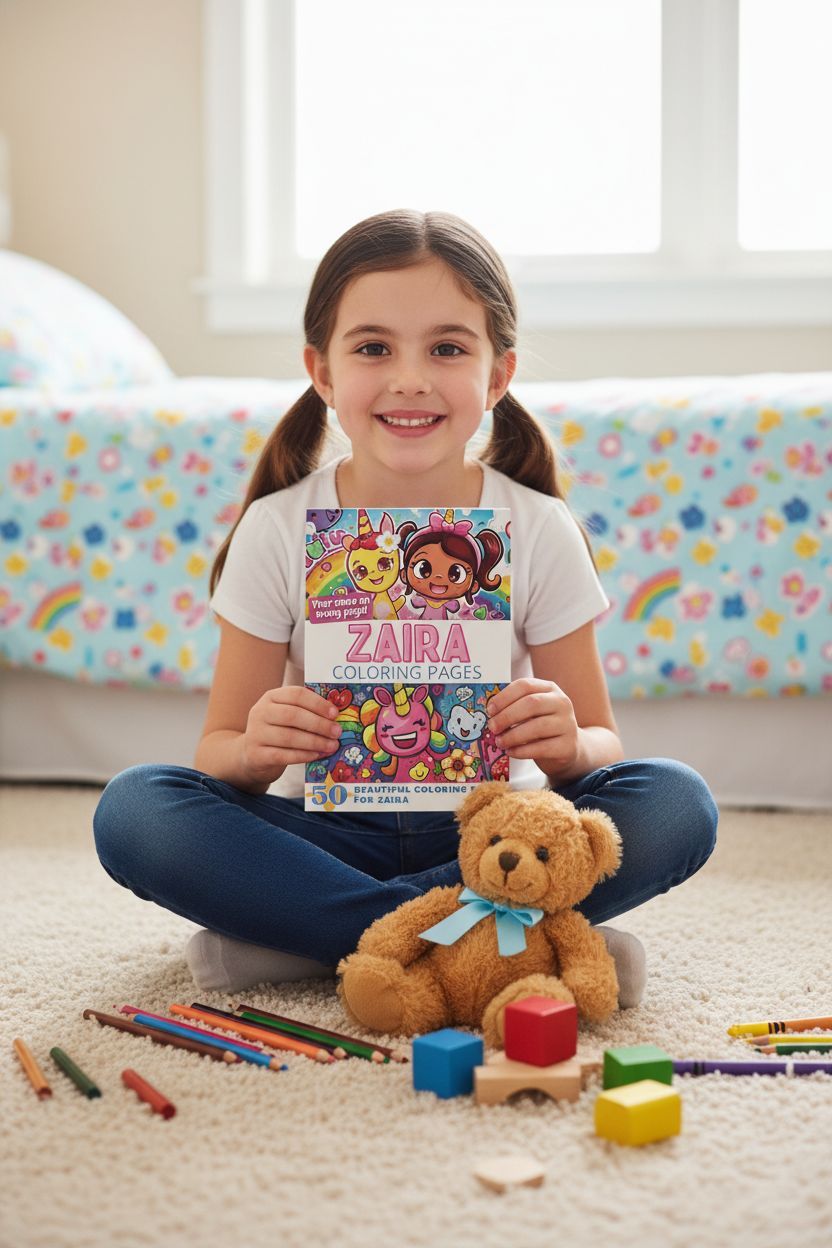 Zaira personal coloring pages