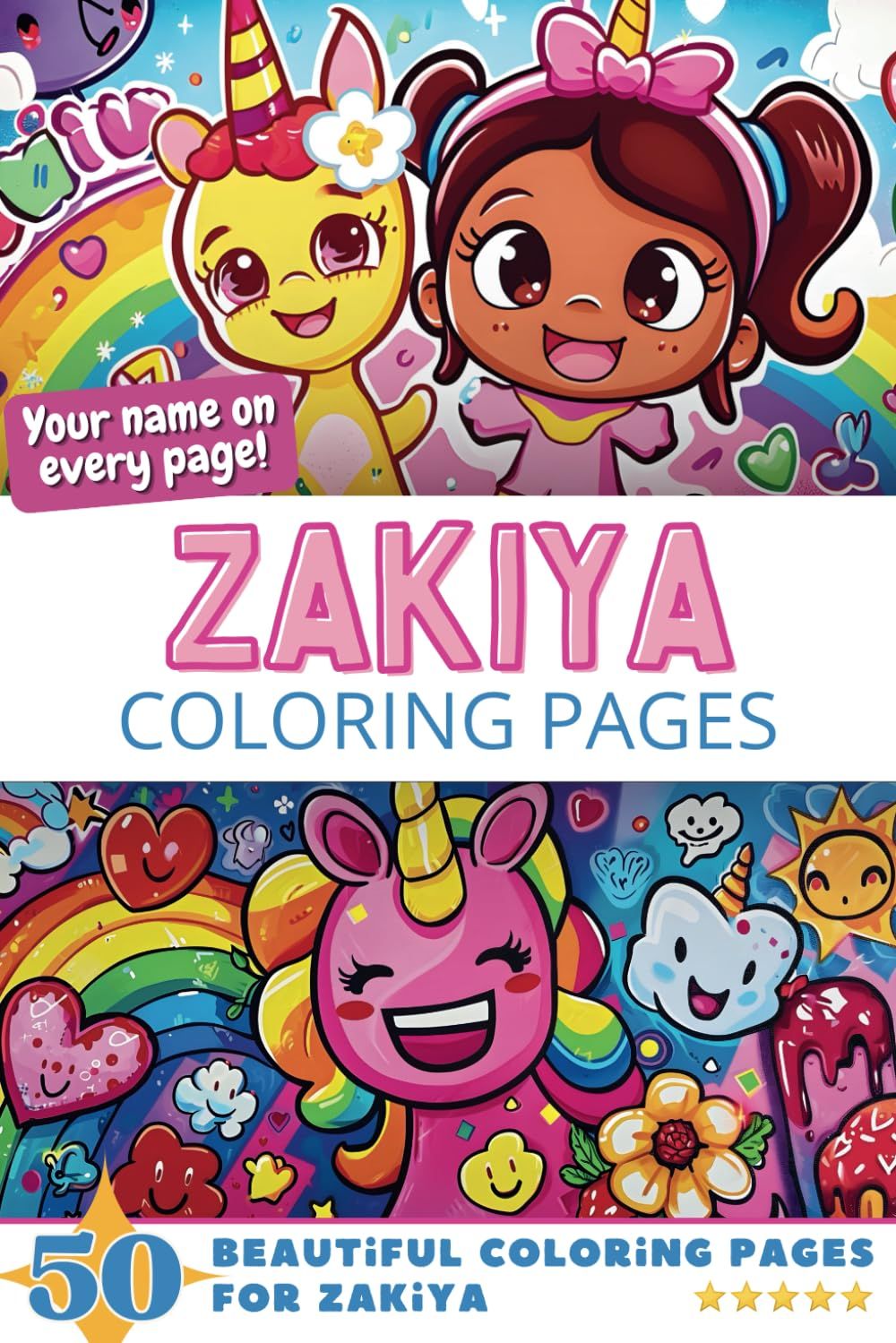 Zakiya Coloring Book Cover