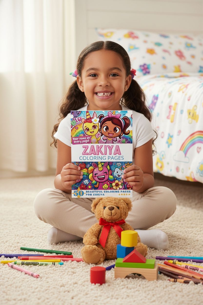 Zakiya personal coloring pages