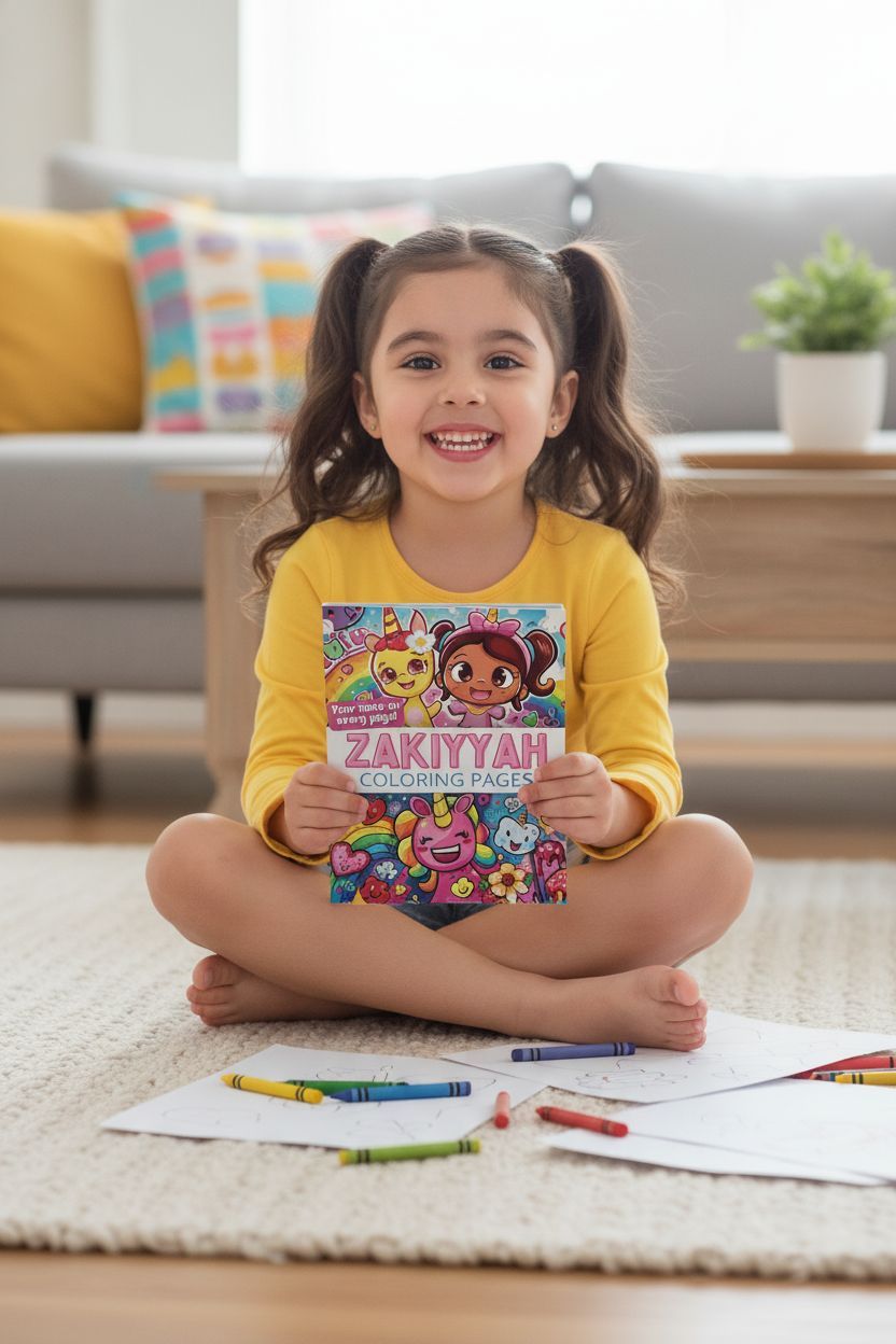 Zakiyyah personal coloring pages