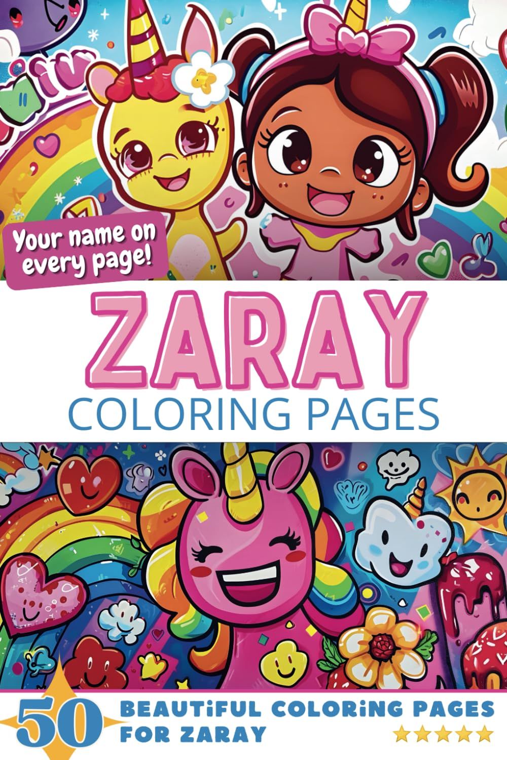 Zaray Coloring Book Cover