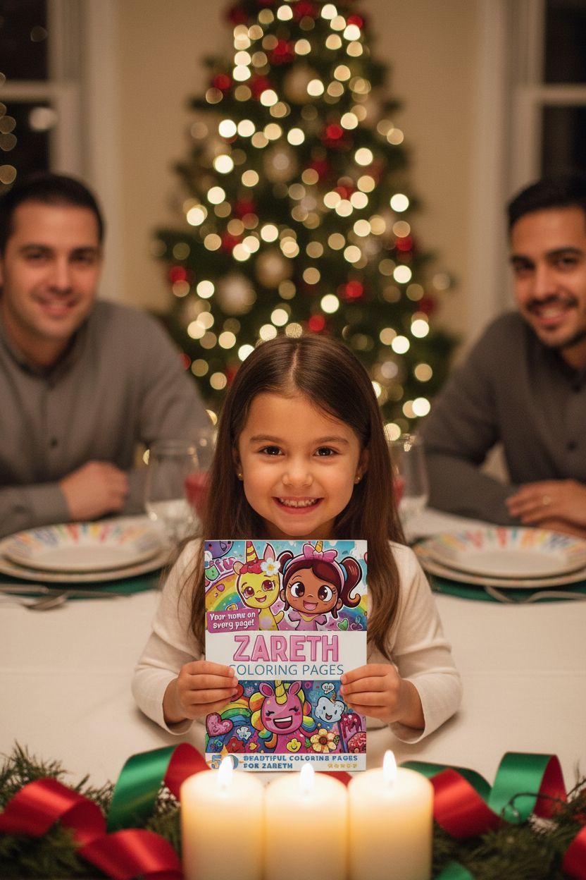 Zareth Christmas coloring pages gift