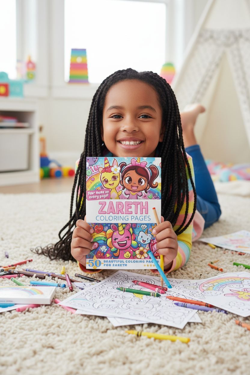 Zareth personal coloring pages