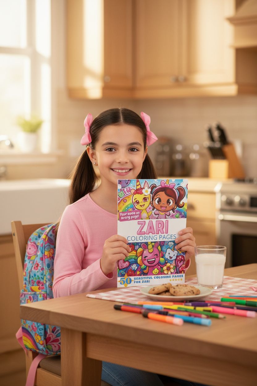 Zari personal coloring pages
